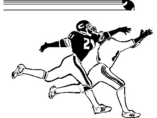 Sticker Custom Preview Image #121670 Sports Football Receiver Coverage1