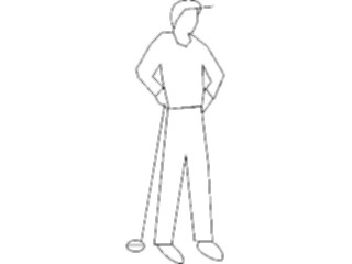 Sticker Custom Preview Image #121813 Sports Golf Golfer27