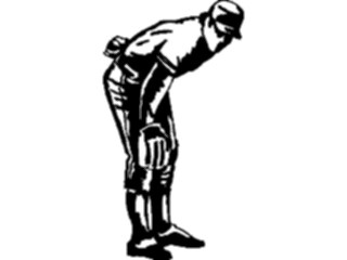 Sticker Custom Preview Image #121915 Sports Line Art Baseball Pitcher7