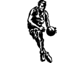 Sticker Custom Preview Image #121941 Sports Line Art Basketball Player10