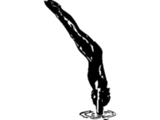 Sticker Custom Preview Image #121962 Sports Line Art Diver09