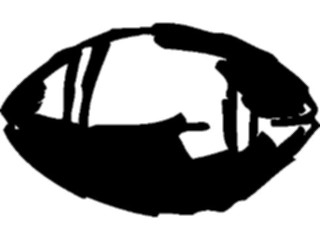 Sticker Custom Preview Image #121986 Sports Line Art Football Ball1