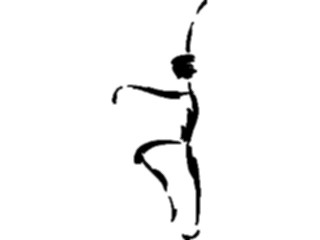 Sticker Custom Preview Image #122031 Sports Line Art Gymnast14