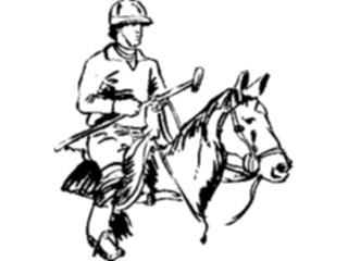 Sticker Custom Preview Image #122060 Sports Line Art Polo6