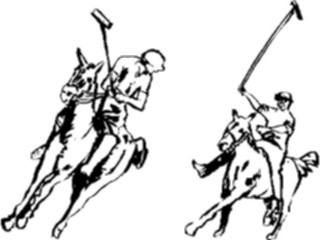 Sticker Custom Preview Image #122062 Sports Line Art Polo8