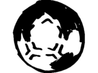 Sticker Custom Preview Image #122072 Sports Line Art Soccer Ball01