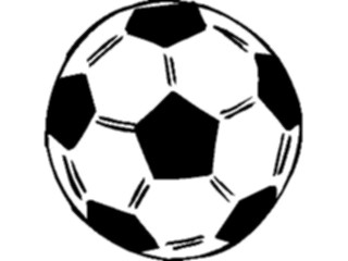 Sticker Custom Preview Image #122074 Sports Line Art Soccer Ball03