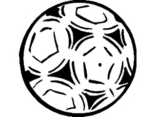 Sticker Custom Preview Image #122082 Sports Line Art Soccer Ball11