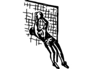 Sticker Custom Preview Image #122087 Sports Line Art Soccer Goalie04