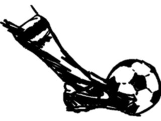 Sticker Custom Preview Image #122096 Sports Line Art Soccer Player03