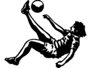 Sticker Custom Preview Image #122097 Sports Line Art Soccer Player04