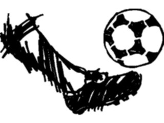 Sticker Custom Preview Image #122109 Sports Line Art Soccer Player16