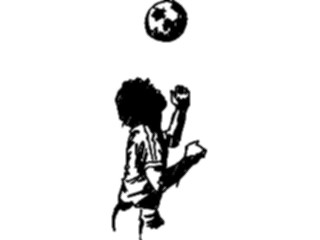 Sticker Custom Preview Image #122111 Sports Line Art Soccer Player18
