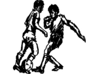 Sticker Custom Preview Image #122124 Sports Line Art Soccer Players3