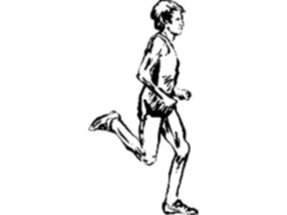 Sticker Custom Preview Image #122167 Sports Line Art T F Runner05