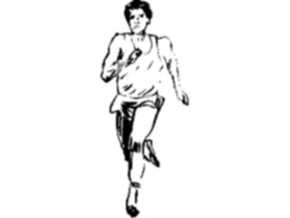 Sticker Custom Preview Image #122172 Sports Line Art T F Runner10