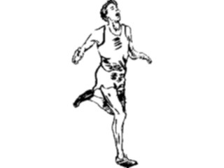 Sticker Custom Preview Image #122175 Sports Line Art T F Runner13