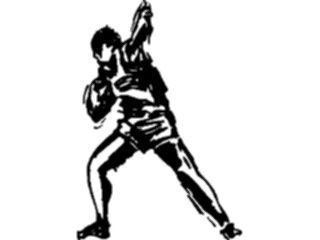 Sticker Custom Preview Image #122187 Sports Line Art T F Shot Put2