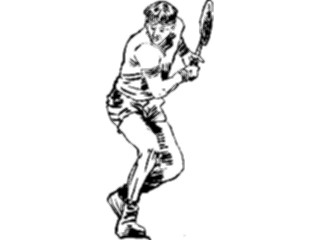 Sticker Custom Preview Image #122198 Sports Line Art Tennis09