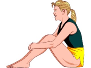 Sticker Custom Preview Image #122291 Sports Other Athlete Sitting