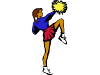 Sticker Custom Preview Image #122350 Sports Other Cheerleader3
