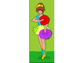 Sticker Custom Preview Image #122351 Sports Other Cheerleader4