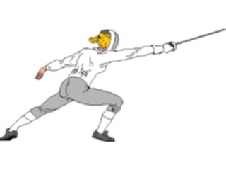 Sticker Custom Preview Image #122430 Sports Other Fencing01