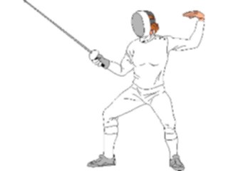 Sticker Custom Preview Image #122431 Sports Other Fencing02