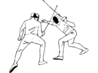 Sticker Custom Preview Image #122436 Sports Other Fencing07