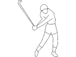 Sticker Custom Preview Image #122458 Sports Other Field Hockey Player10