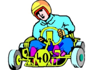 Sticker Custom Preview Image #122819 Sports Racing Go Cart