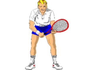 Sticker Custom Preview Image #123019 Sports Racquet Sports Tennis Player05