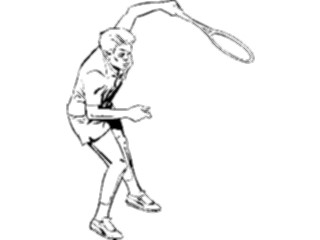 Sticker Custom Preview Image #123035 Sports Racquet Sports Tennis Player21