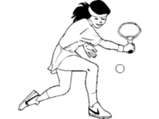 Sticker Custom Preview Image #123037 Sports Racquet Sports Tennis Player23