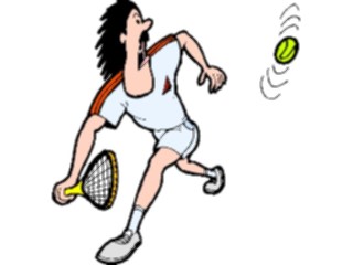 Sticker Custom Preview Image #123071 Sports Racquet Sports Tennis Player57