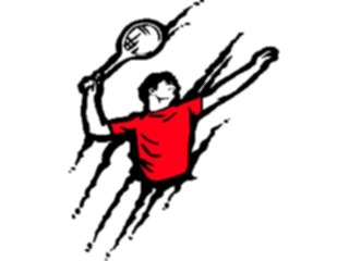 Sticker Custom Preview Image #123076 Sports Racquet Sports Tennis Player62