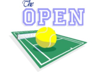Sticker Custom Preview Image #123092 Sports Racquet Sports Tennis The Open