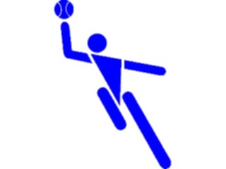 Sticker Custom Preview Image #123114 Sports Silhouettes Basketball Player03