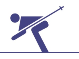 Sticker Custom Preview Image #123277 Sports Silhouettes Skier03