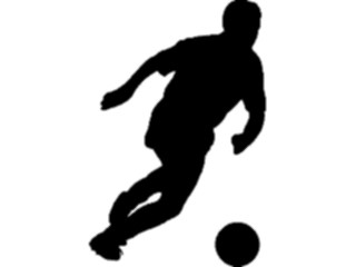 Sticker Custom Preview Image #123292 Sports Silhouettes Soccer Player03