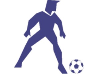 Sticker Custom Preview Image #123293 Sports Silhouettes Soccer Player04