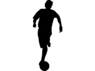 Sticker Custom Preview Image #123296 Sports Silhouettes Soccer Player07