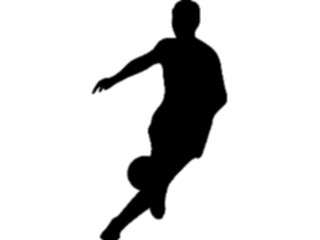 Sticker Custom Preview Image #123297 Sports Silhouettes Soccer Player08