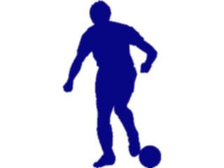 Sticker Custom Preview Image #123302 Sports Silhouettes Soccer Player13