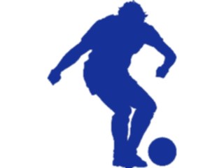 Sticker Custom Preview Image #123303 Sports Silhouettes Soccer Player14