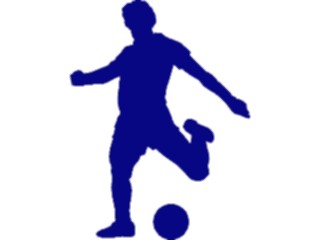 Sticker Custom Preview Image #123304 Sports Silhouettes Soccer Player15