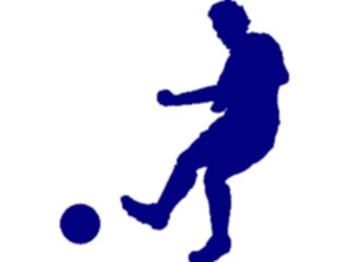 Sticker Custom Preview Image #123305 Sports Silhouettes Soccer Player16