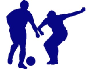 Sticker Custom Preview Image #123310 Sports Silhouettes Soccer Players2