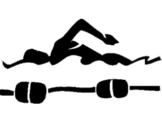 Sticker Custom Preview Image #123321 Sports Silhouettes Swimming07