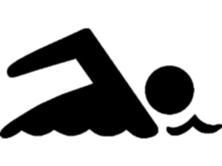 Sticker Custom Preview Image #123322 Sports Silhouettes Swimming08
